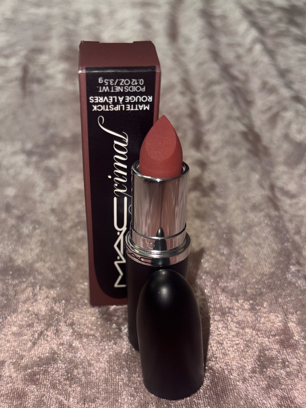 MAC Macximal Silky Matte Lipstick in Whirl 626 NIB